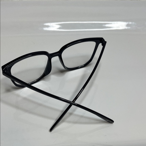 Elegant Black Blue Light blocking Eyeglasses Frame - Picture 3 of 6
